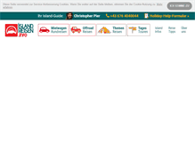 Tablet Screenshot of islandreisen.info